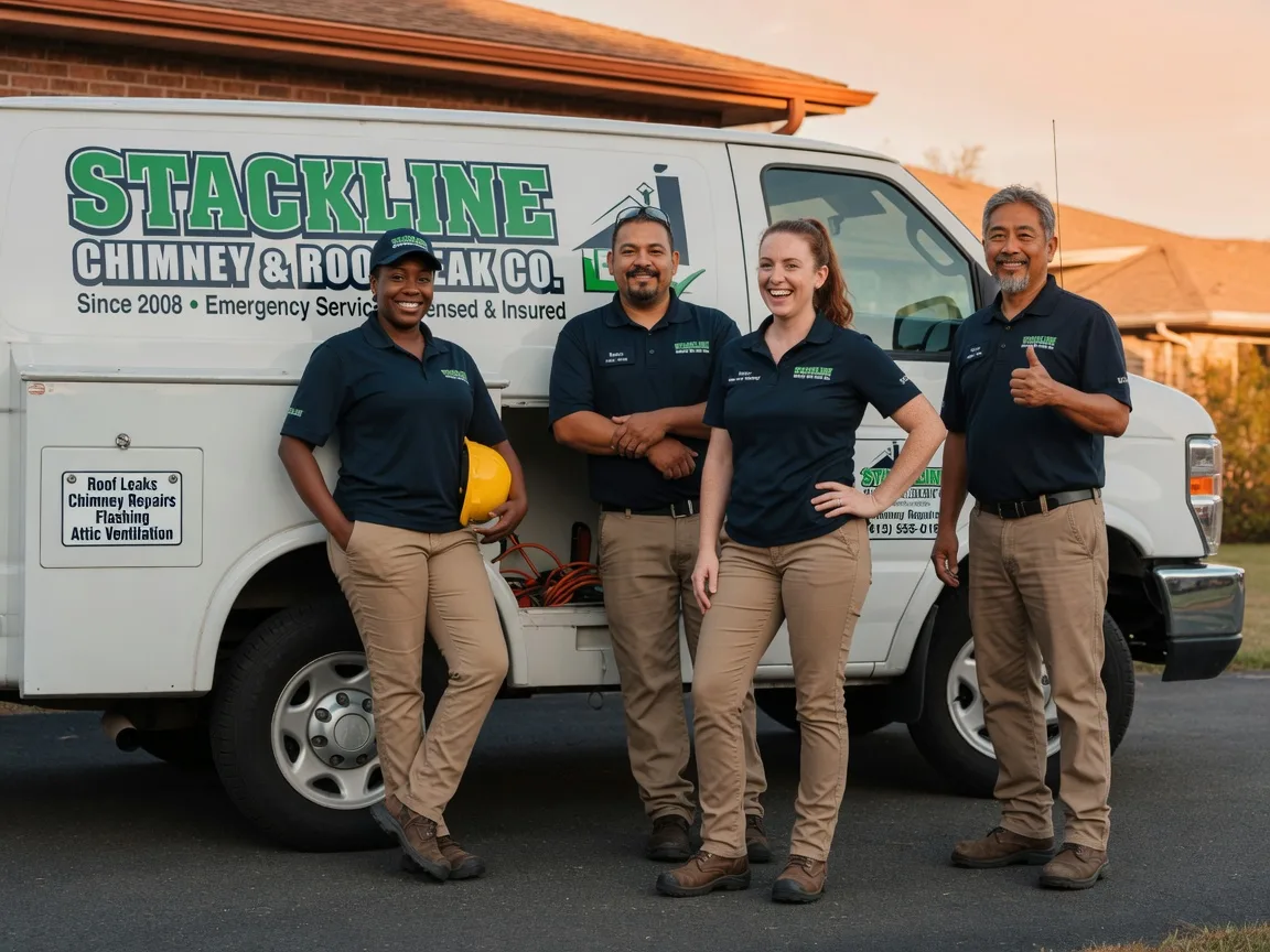 Chimney flashing repair company in Trent, SD